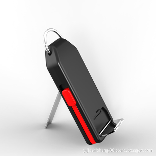 Custom Logo  Multi-function Cell Phone Stand Holder 3 in 1 Usb Charger Data Cable With Keychain